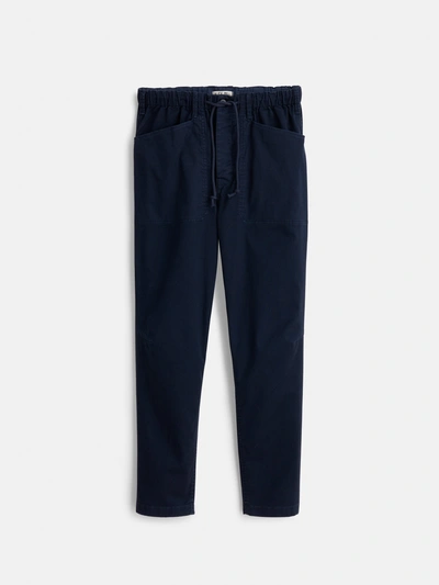 Alex Mill Pull-on Button Fly Pant In Dark Navy