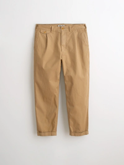 Alex Mill Standard Pleated Pant In Chino In Vintage Khaki