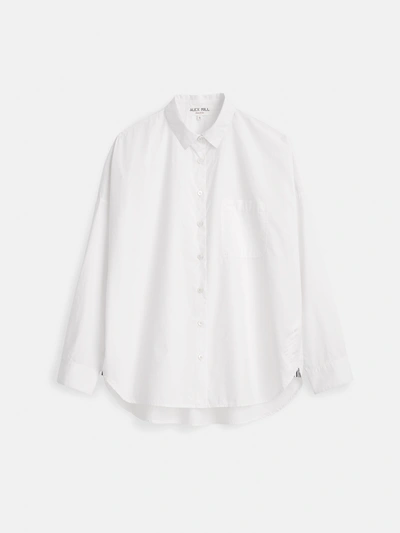 Alex Mill Standard Shirt In Paper Poplin In White