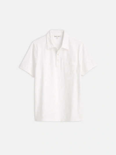 Alex Mill Standard Slub Cotton Polo In White