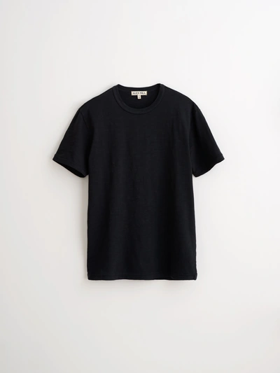 Alex Mill Standard T Shirt In Slub Cotton In Black