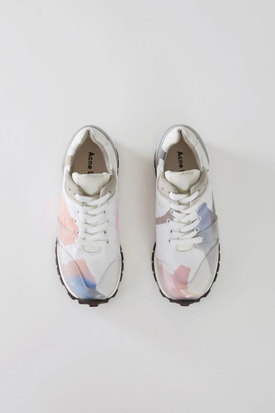 Acne Studios Joriko Flower Print Sneakers In Flower Print Nylon