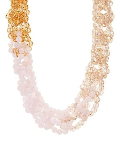 Kate Spade The Bead Goes On Collar Necklace In Blush Multi