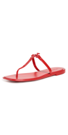 Tory Burch Women's Roxanne Jelly Thong Sandals In Brilliant Red