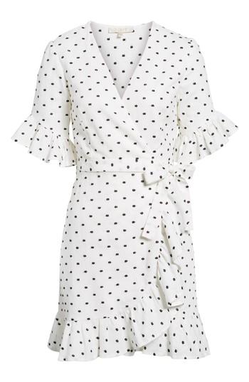 wayf polka dot dress