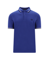 Fred Perry Twin Tipped M3600 K86 Blue Polo Shirt