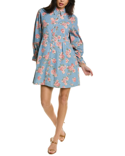 We Are Kindred Carlotta Shirtdress In Blue