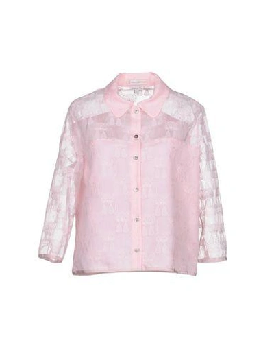 Paul & Joe Sister Solid Color Shirts & Blouses In Pink