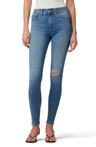 Joe's The Twiggy High Waist Skinny Jeans In Crete Destruct