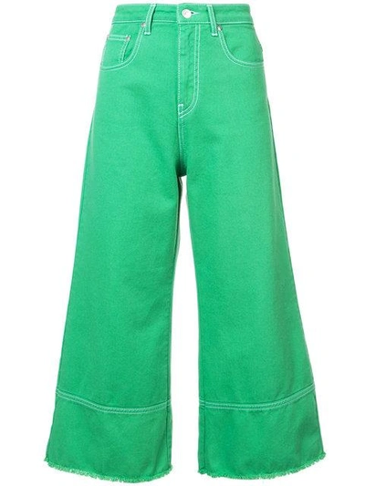 Msgm Cropped Flared Jeans