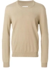 Maison Margiela Fine Knit Sweater In Neutrals