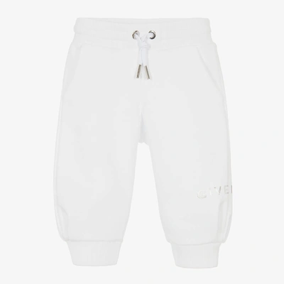 Givenchy Babies' Girls White 4g Logo Joggers