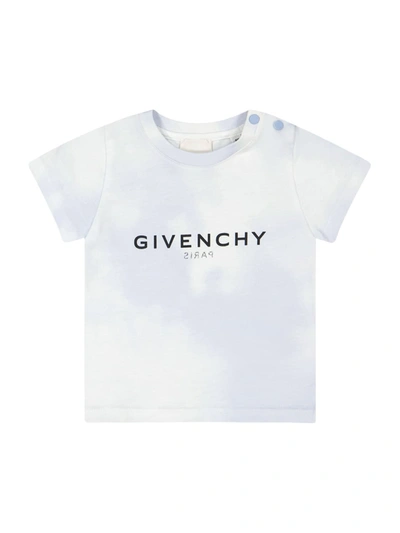 Givenchy Baby Boys Cloud Print Logo T-shirt In Light Blue