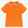 Hugo Boss Baby Boys Orange Logo Polo Shirt