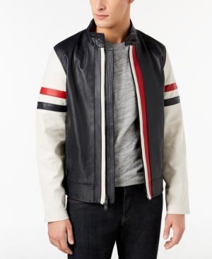 leather jacket mens tommy hilfiger