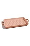 Our Place Pink Griddle Pan Ceramic Stovetop Dish In Spice