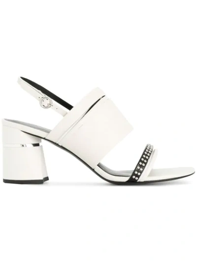 3.1 Phillip Lim / フィリップ リム Drum Multi Straps Leather Sandals In White