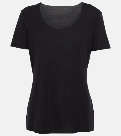Wolford Jersey T-shirt In Black