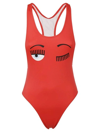 Chiara Ferragni Flirting Eye Swimsuit