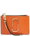 Marc Jacobs Snapshot Zip Wallet In Orange
