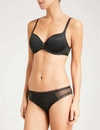 Chantelle Courcelles Stretch-jersey Spacer Bra In Black