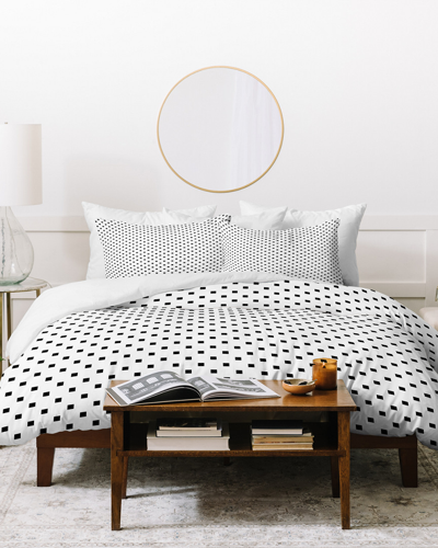 Deny Designs Elisabeth Fredriksson Polka Squares Duvet Cover Set