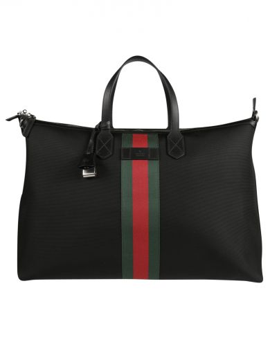Gucci Techno Canvas Carry-on Holdall In Black | ModeSens