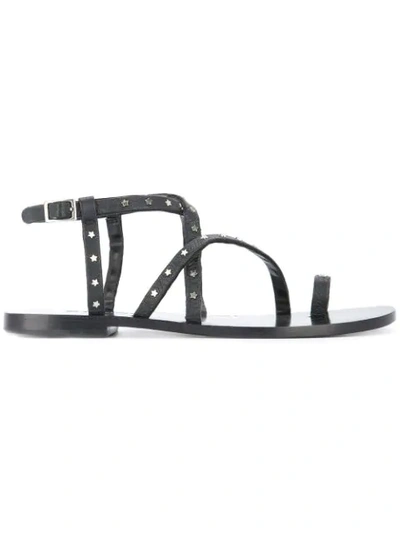 Senso Cassandra Strappy Sandals In Black