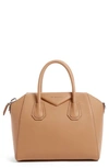 Givenchy 'small Antigona' Leather Satchel - Beige In Medium Beige