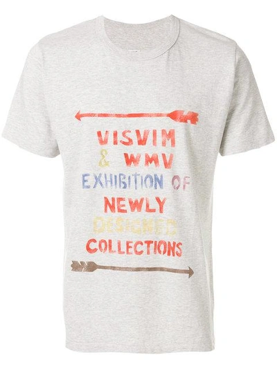 Visvim Vintage Stencil T-shirt In Grey