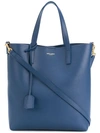 Saint Laurent Shopper Tote In Blue