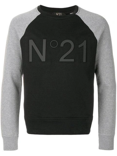 N°21 Nº21 Logo Sweatshirt - Black