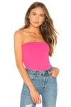 Susana Monaco Strapless Tube Top In Fuchsia