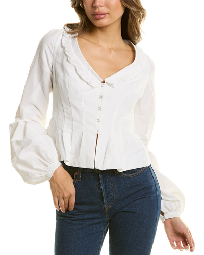 Brock Collection Giacca Sabrina Top In White