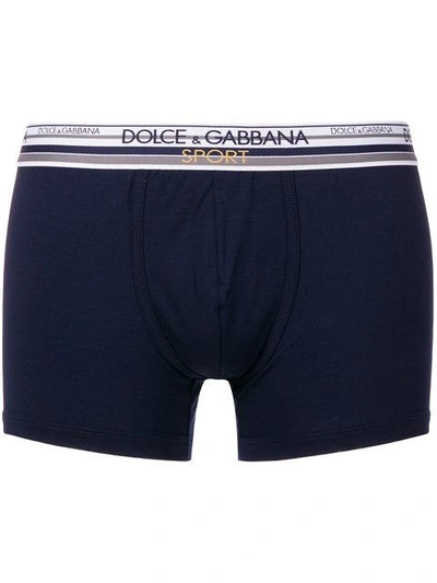Dolce & Gabbana Striped Trim Boxers