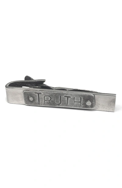 Title Of Work Truth Sterling Silver Tie Bar