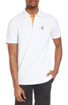 Psycho Bunny St. Croix Polo In White