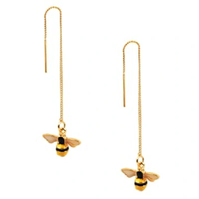 Eye Candy La Bee Enamel Statement Earring