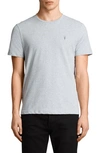 Allsaints Brace Tonic Slim Fit Crewneck T-shirt In Cloud Blue Marl