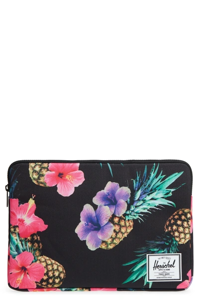 Herschel Supply Co Anchor 15-inch Macbook Sleeve - Black In Black Pineapple