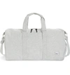 Herschel Supply Co Novel Canvas Duffle Bag - Grey In Light Grey Crosshatch