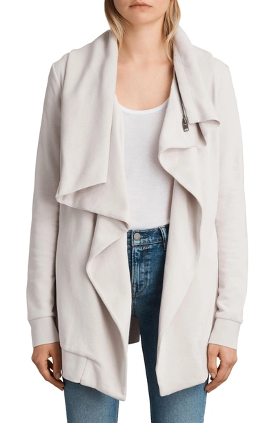 Allsaints Dahlia Sweatshirt In Nude Stone