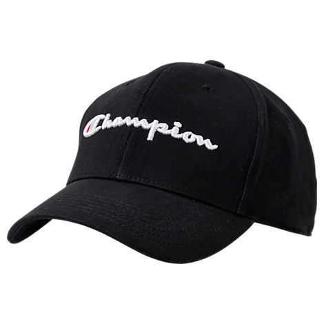 Champion Logo Baseball Cap - Black 