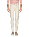 Dondup Denim Pants In Ivory