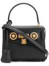 Versace Lock Medal Bag In Black