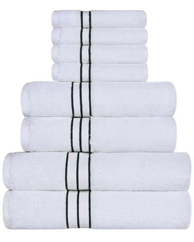 Superior Turkish Highly Absorbent Hotel Collection 8pc Towel Set In Latte