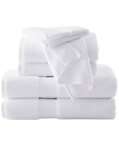 Brooklyn Loom Cotton Tencel 6pc Towel Set In White