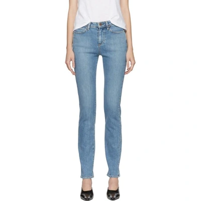 Simon Miller Blue Lowery Jeans In 84036 Mid I
