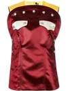 Calvin Klein 205w39nyc Front Pockets Blouse In Rosewood