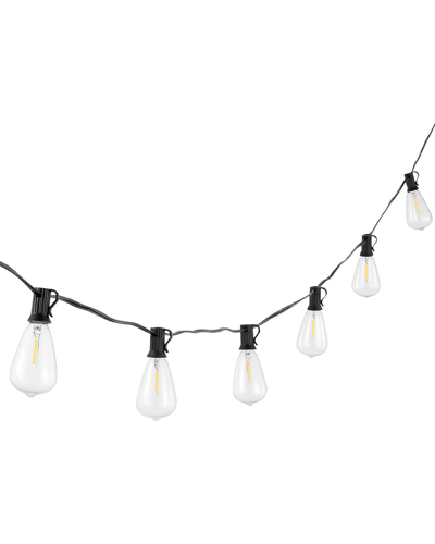 Safavieh Dorcia Led Outdoor String Lights In Black